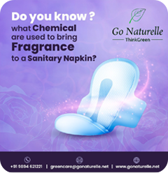 Chemical fragrances used in sanitary napkins are synthetic compounds designed to mask odors.