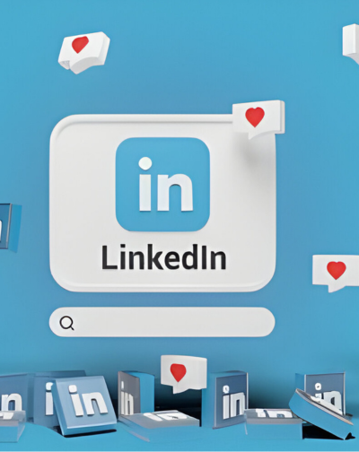 A computer screen, representing the most widely used social media network among business people